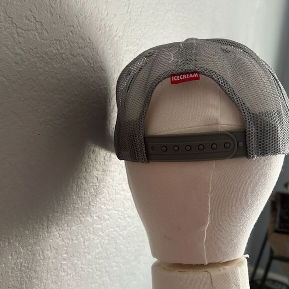 ICECREAM NEWYAK CITY ESSENTIAL HAT retro SnapBack, Grey, NWOT Paper intact - Picture 3 of 11